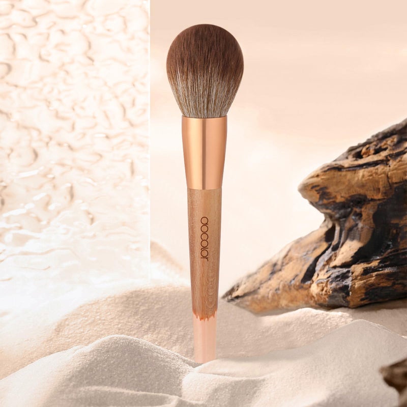 docolor Multitask Makeup Brush, For Powder, Blush & Bronzer, Face Make up Brush Blush Brush Synthetic Bristles, Large Fluffy Powder Brush, For Loose & Pressed Powder Gift Box - Image 5