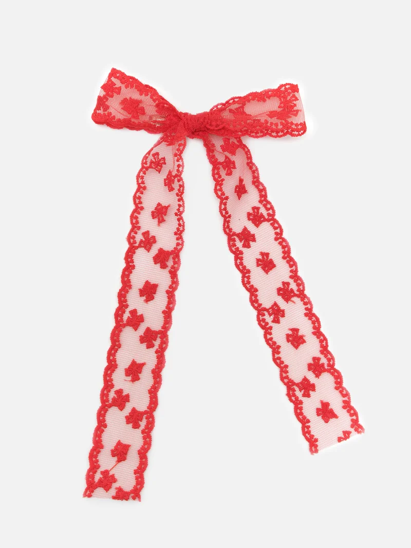 Lichi Hair clip with a colourful bow