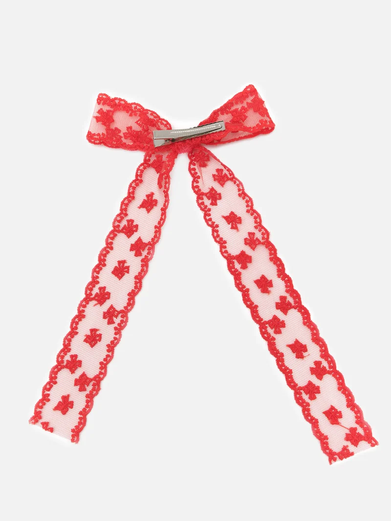 Lichi  Hair clip with a colourful bow for Women | Best Price UAE