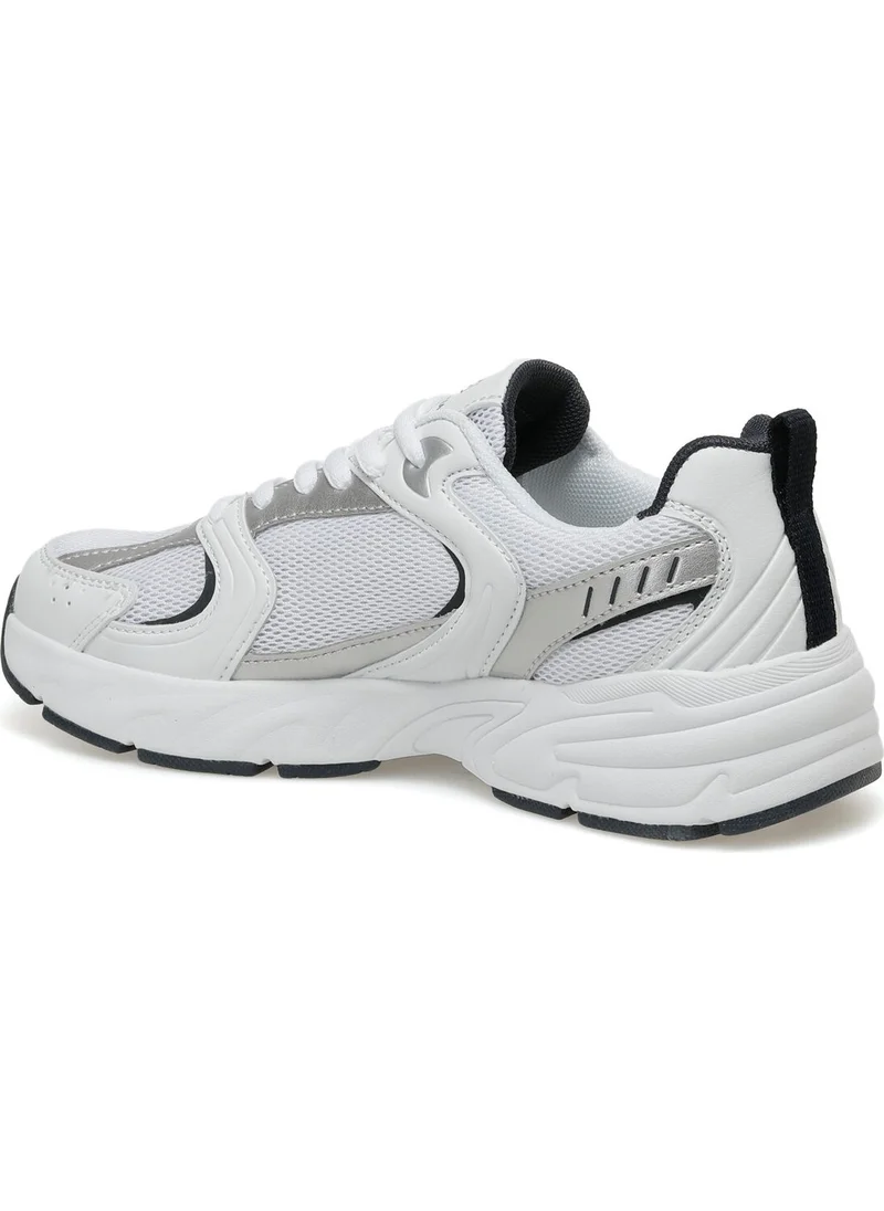 لامبرجاك Pol Unisex Walking Running Fitness 3fx White Navy Blue Shoes