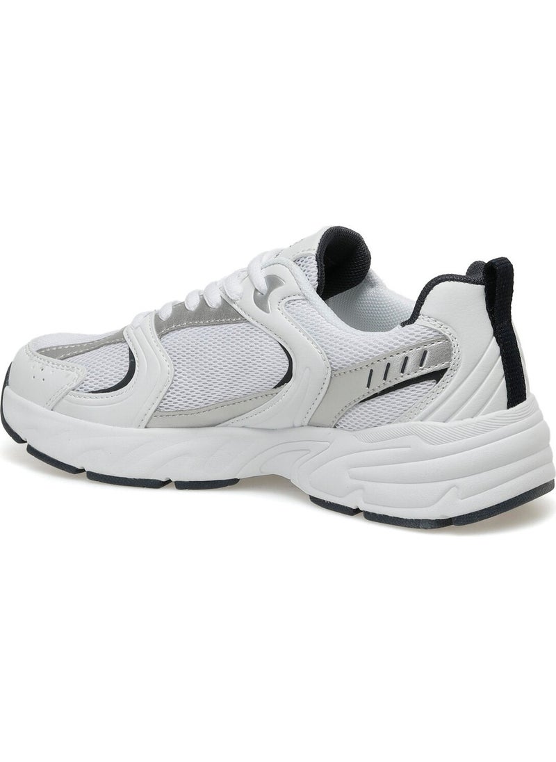 LUMBERJACK Pol Unisex Walking Running Fitness 3fx White Navy Blue Shoes  - Image 2