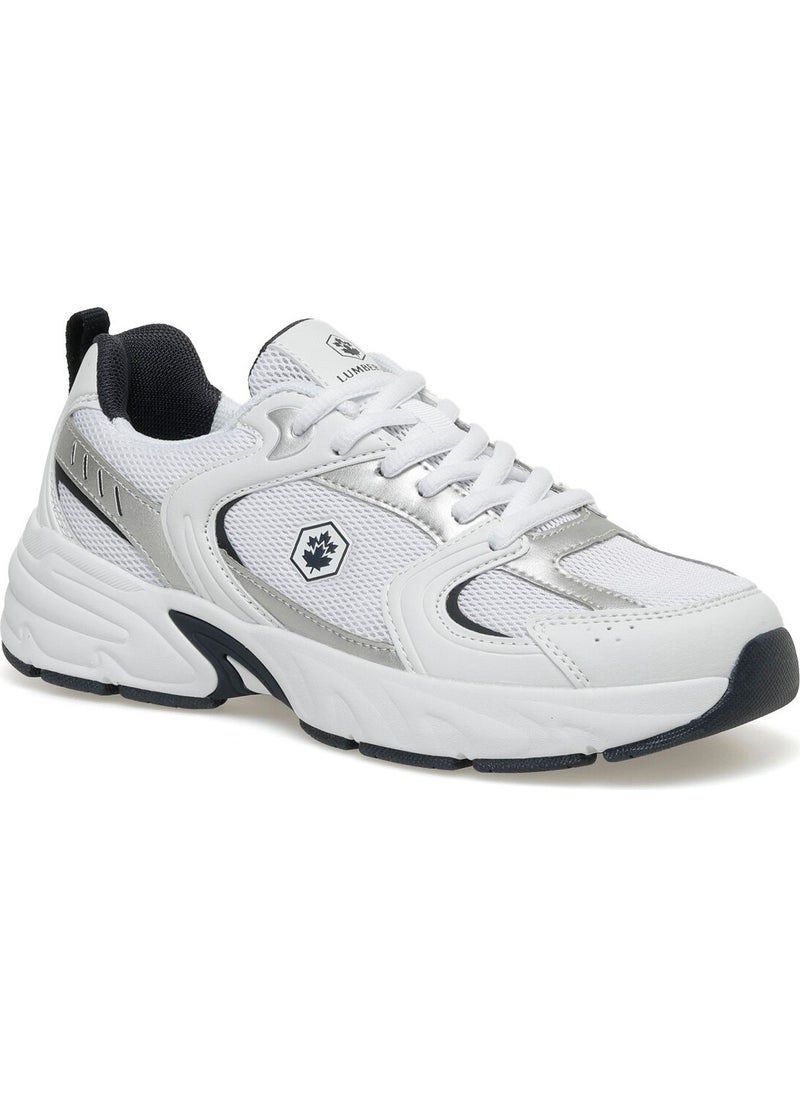 LUMBERJACK Pol Unisex Walking Running Fitness 3fx White Navy Blue Shoes  - Image 4
