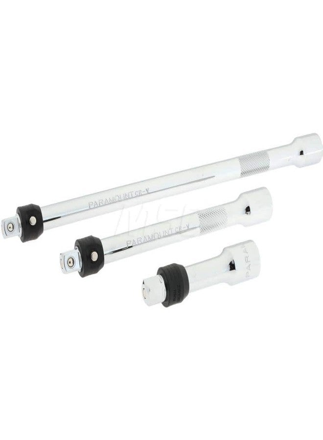 Paramount 3/8" Drive Locking Socket Extensions: 3 Piece Set, 3", 6", and 10 inch Extensions - Image 2