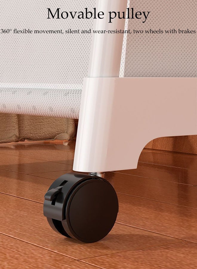 DUNISO Freestanding Coat Rack with Hooks and Storage Shelf ,Multipurpose Clothes Hanger Organizer with Roller,Suitable for Bedrooms, Balconies and Living room (White) - Image 4