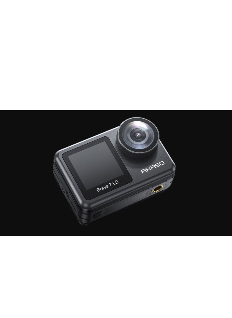 Akaso - AKASO Brave 7 LE 4K30FPS Camera - Experience Adventure Like Never Before with Wi-Fi Connectivity, Touchscreen, and 131ft Waterproof Capability - Image 1