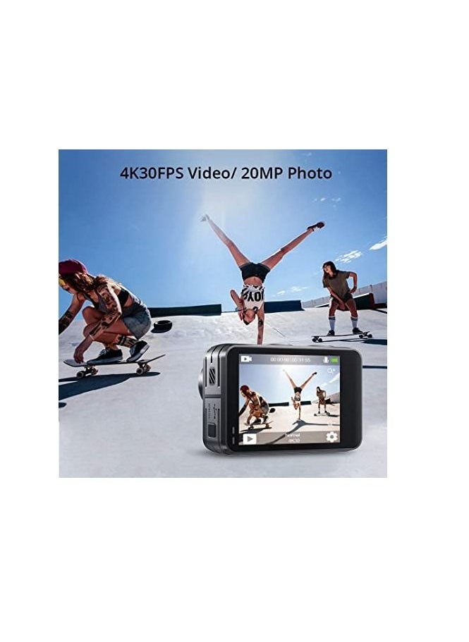Akaso - AKASO Brave 7 LE 4K30FPS Camera - Experience Adventure Like Never Before with Wi-Fi Connectivity, Touchscreen, and 131ft Waterproof Capability - Image 1