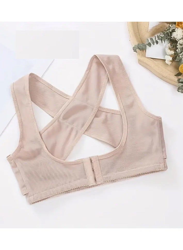 DubaiGallery Mesh Contrast Open Bust Shaping Top, Push Up Hollow Out Breathable Top, Women's Underwear & Shapewear - Image 2