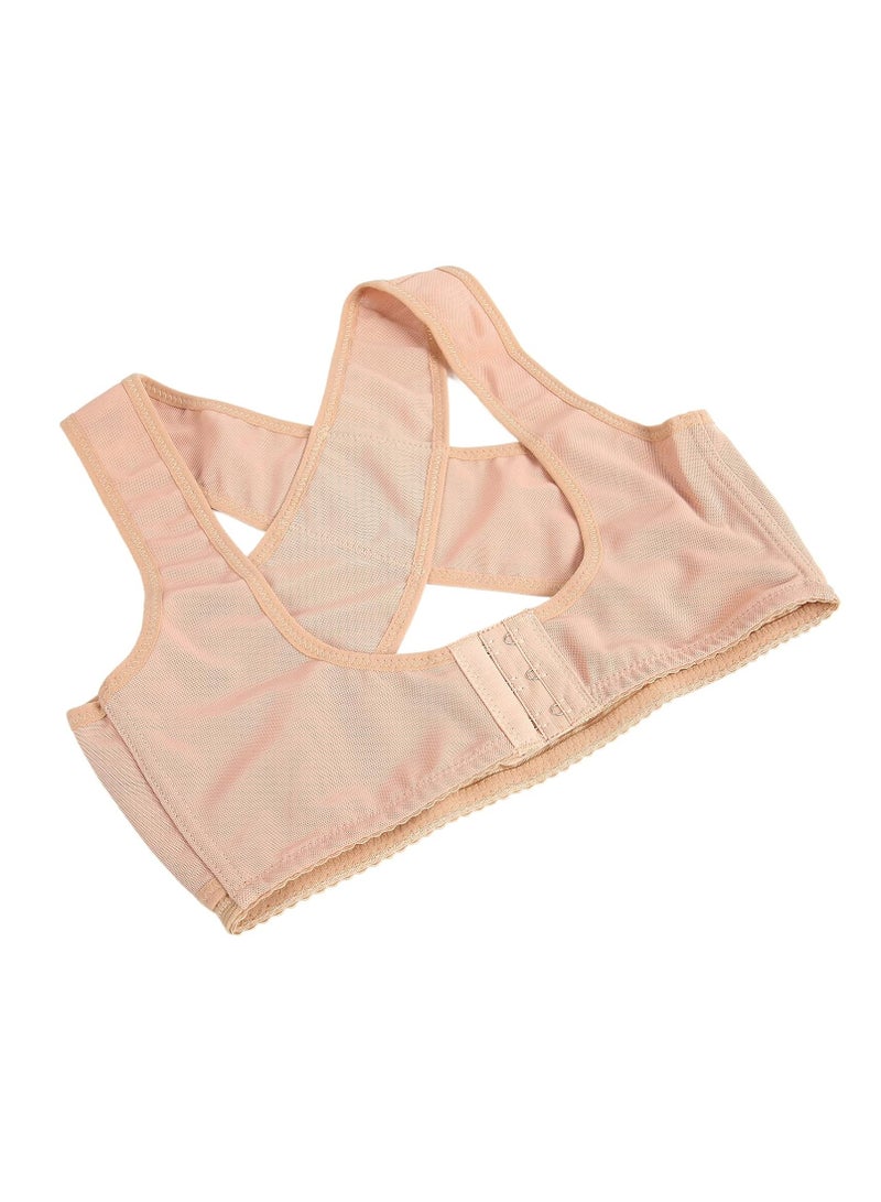 DubaiGallery Mesh Contrast Open Bust Shaping Top, Push Up Hollow Out Breathable Top, Women's Underwear & Shapewear - Image 3