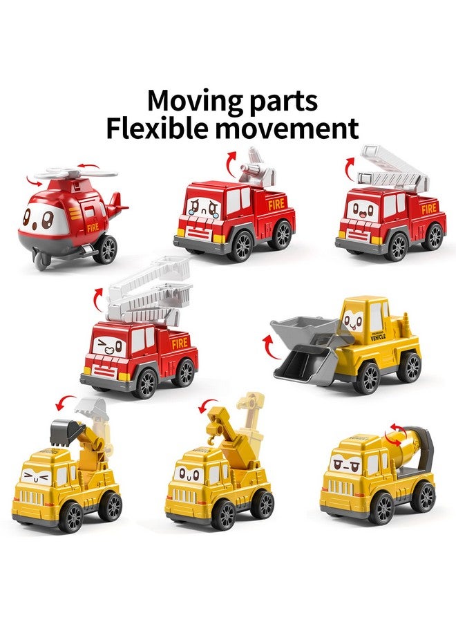 TEMI Toddler Pull Back Car Toys for 1 2 3 Year Old Boy Girl, 12 Pieces Baby Toy Cars with Play Mat/Storage Bag, Baby Toys 12-18 Months, Birthday Gifts for Toddler Toys Age 1-2 - Image 5