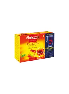 Alokozay Premium Black Tea 100 Tea Bags With Mug 200.0grams Pack of 100 