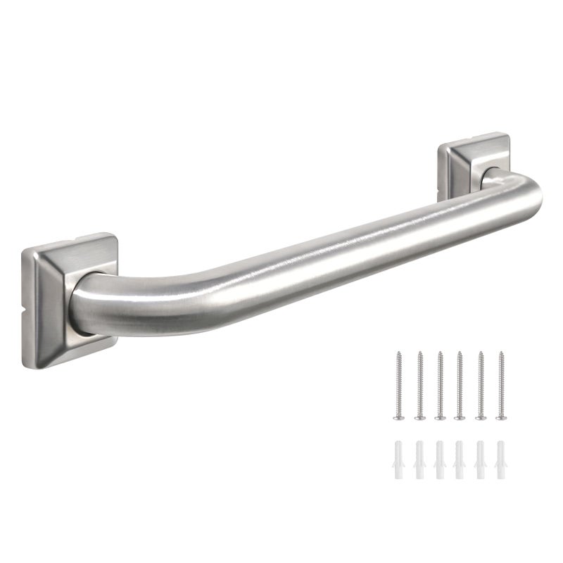 Raemnaky Bathroom Grab Bars Stainless Steel Handrail ADA Compliant 500lbs bathtubs and Showers Toilet Handle Safety for Handicap Elderly Disabled Injury 24inches - Image 2