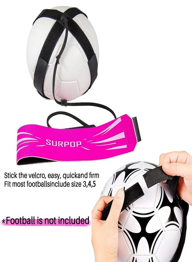 Surpop Soccer/Volleyball/Rugby Trainer, Football Kick Throw Solo Practice Training Aid Control Skills Adjustable Waist Belt for Kids Adults - Image 4