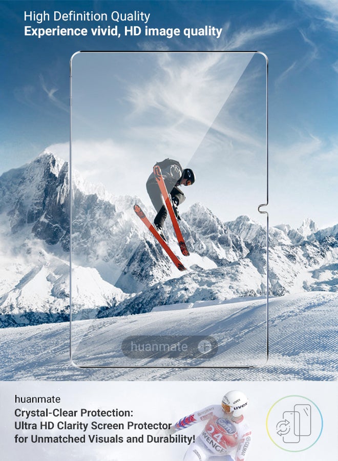 Honor Pad X9a Tempered Glass Screen Protector – High Transparency, Delicate Touch, Anti-Explosion, Smooth Arc Edges, Easy Installation, Screen Protector for Honor Pad X9a - view 5