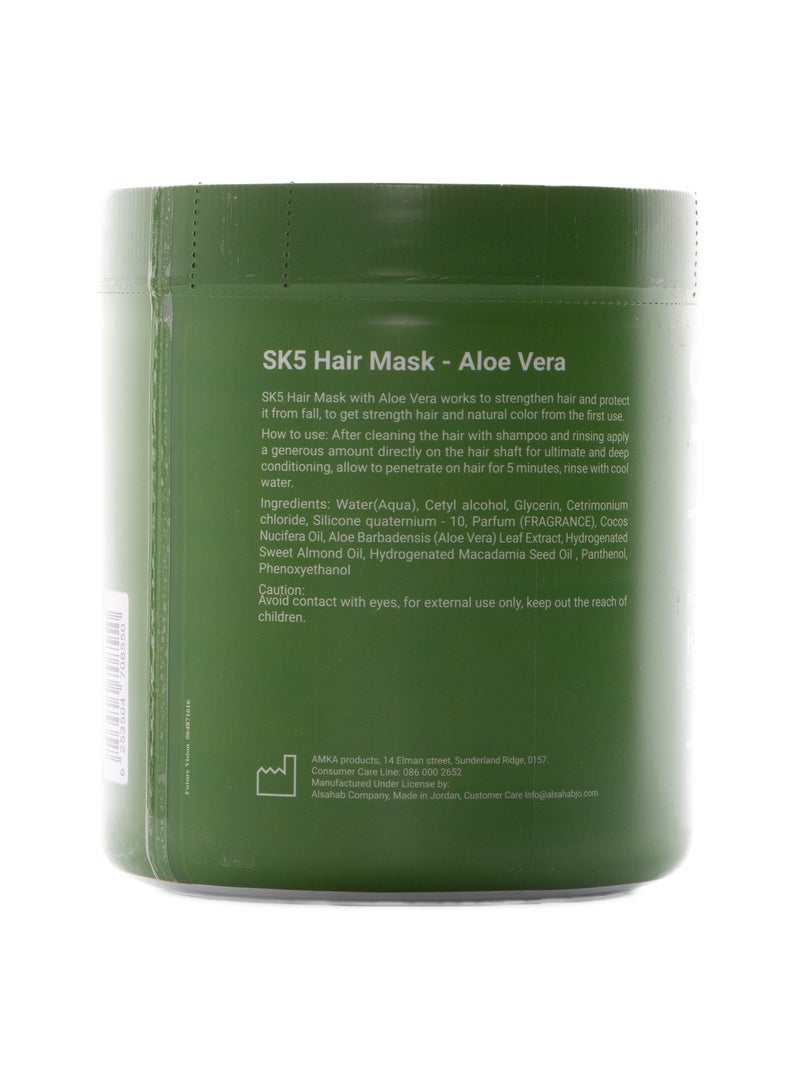 SK5 Professional Aloe Vera Hair Treatment Mask 1000ml - Strength & Natural Shine - Image 3
