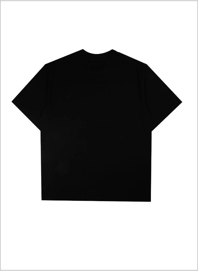 فريق تنجيم TANJIM SQUAD – HUSTLE T-SHIRT BLACK