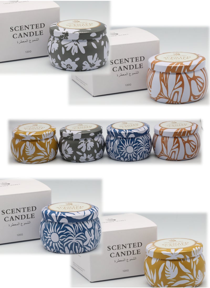 LOSPHER SECRET Scented Candles Gift Set ,4 pcs Scented Candles,  Candles Gift for Women with Stress Relief, for Wedding, Party, Birthday Day  - Image 1