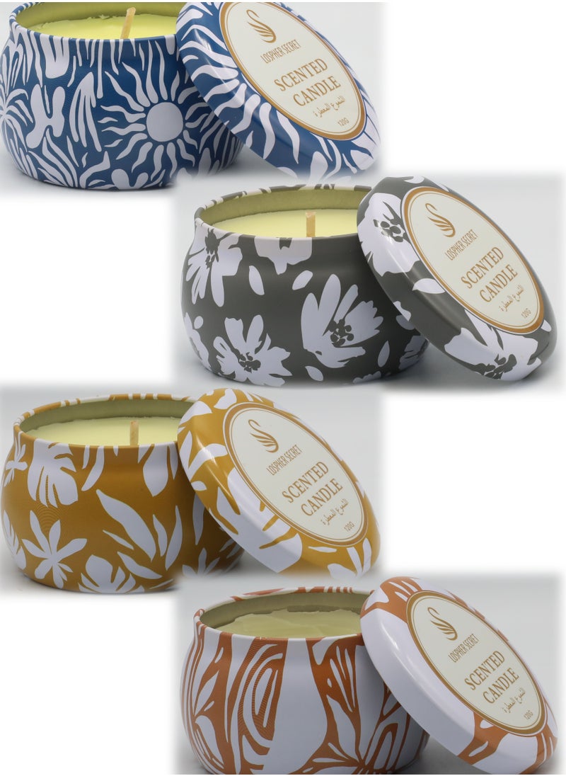 LOSPHER SECRET Scented Candles Gift Set ,4 pcs Scented Candles,  Candles Gift for Women with Stress Relief, for Wedding, Party, Birthday Day  - Image 2