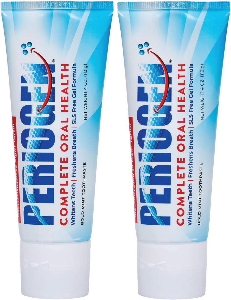 Periogen Toothpaste Super Cleaning Plaque Tartar Control Formula SLS Free 2Pack - Image 1