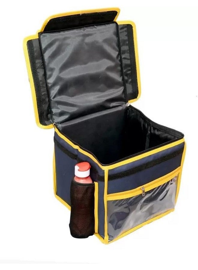 SSBC Now Quality is Affordable Food Delivery Bag Meal Delivery Bag Grocery Delivery Bag,Pizza Delivery Bag,Sea Food Delivery Bag, Waterproof (Blue) 16 inch - Image 1