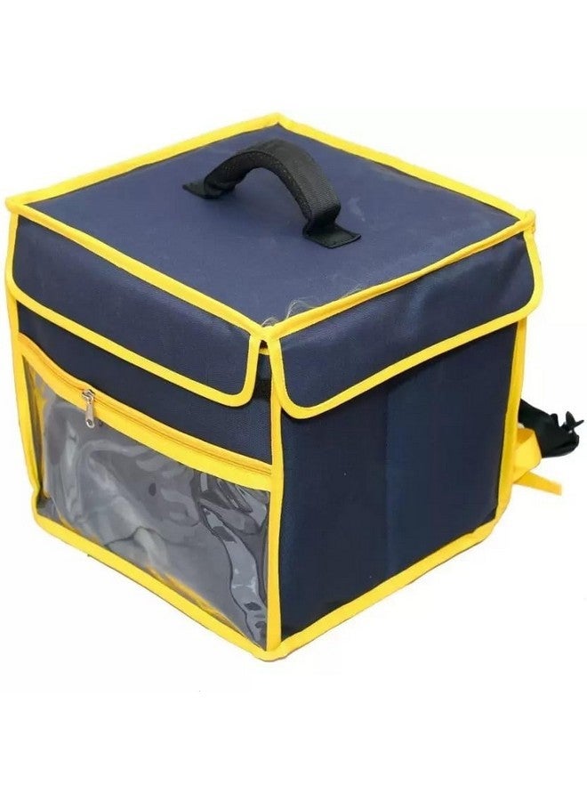 SSBC Now Quality is Affordable Food Delivery Bag Meal Delivery Bag Grocery Delivery Bag,Pizza Delivery Bag,Sea Food Delivery Bag, Waterproof (Blue) 16 inch - Image 2