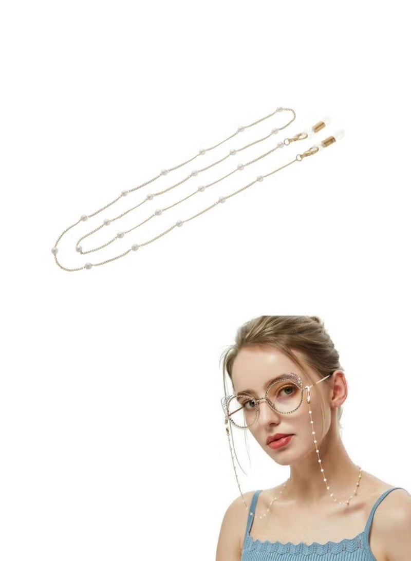 سلسلة نظارات من اللؤلؤ، حزام تعليق للنظارات، حامل نظارات للقراءة، رباط نظارات - Image 1