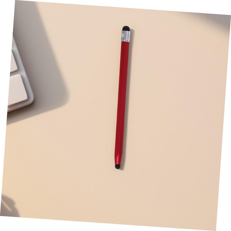 2pcs Universal Capacitive Stylus Pen with 6-Sided Replaceable Tips for Tablets and Phones, Touch Screen Stylus for Drawing and Writing, Red Color, Suitable for Capacitive Devices - Image 5