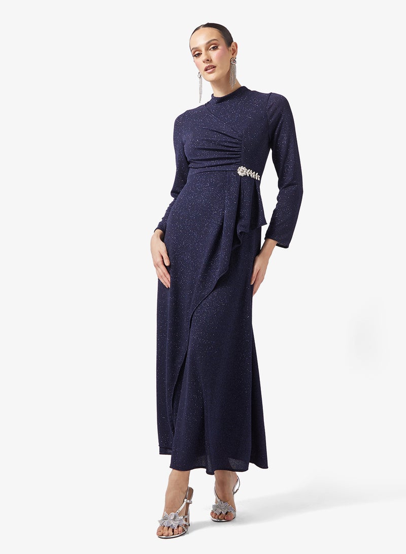 Khizana A-line Shimmer Dress - Image 1