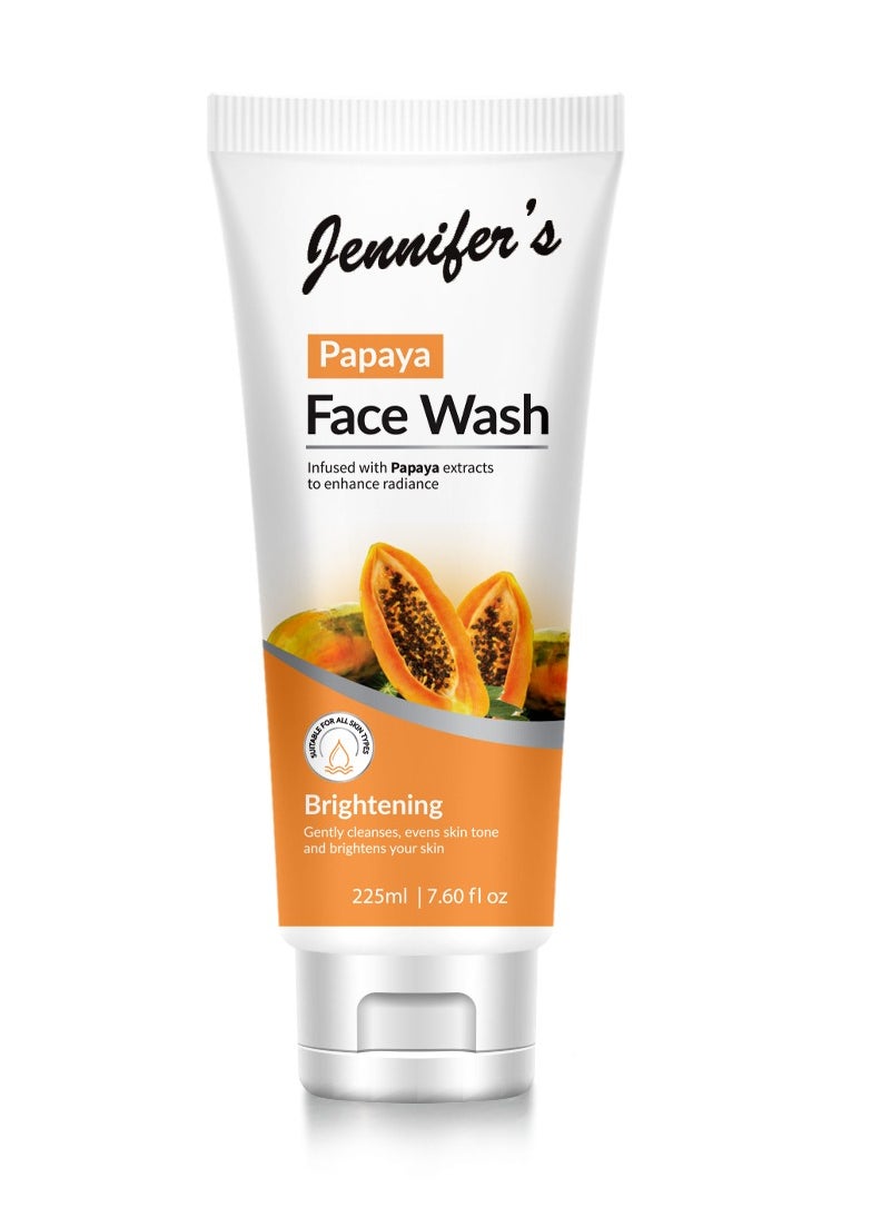 Jennifer's Jennifer's Face Wash Papaya-225ml  - Image 1
