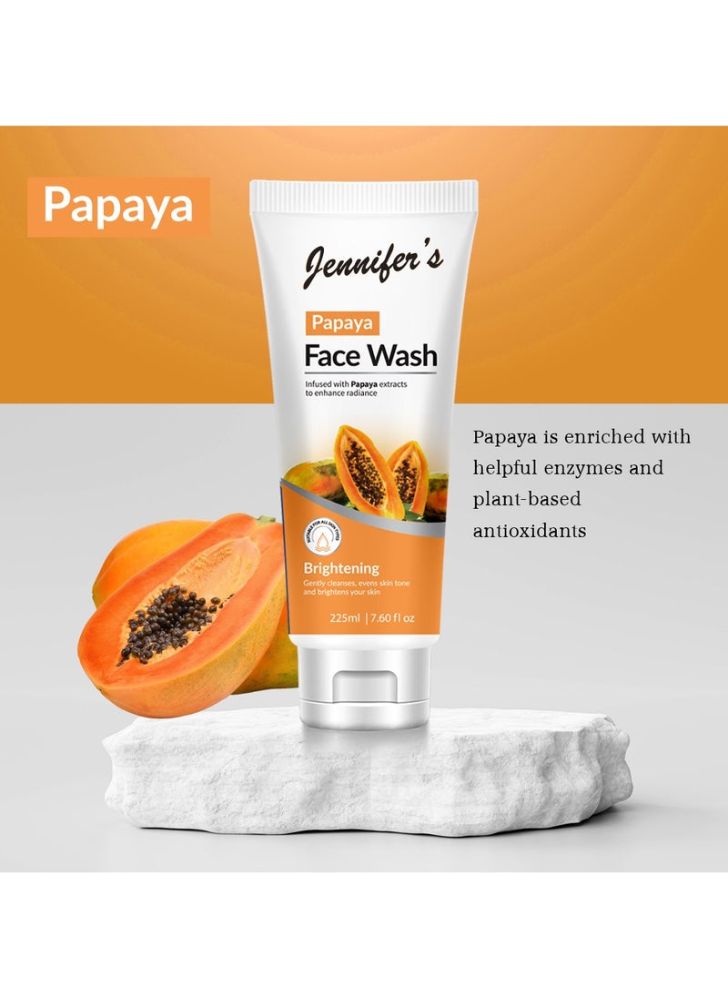 Jennifer's Jennifer's Face Wash Papaya-225ml  - Image 3