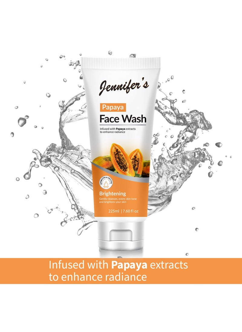 Jennifer's Jennifer's Face Wash Papaya-225ml  - Image 4