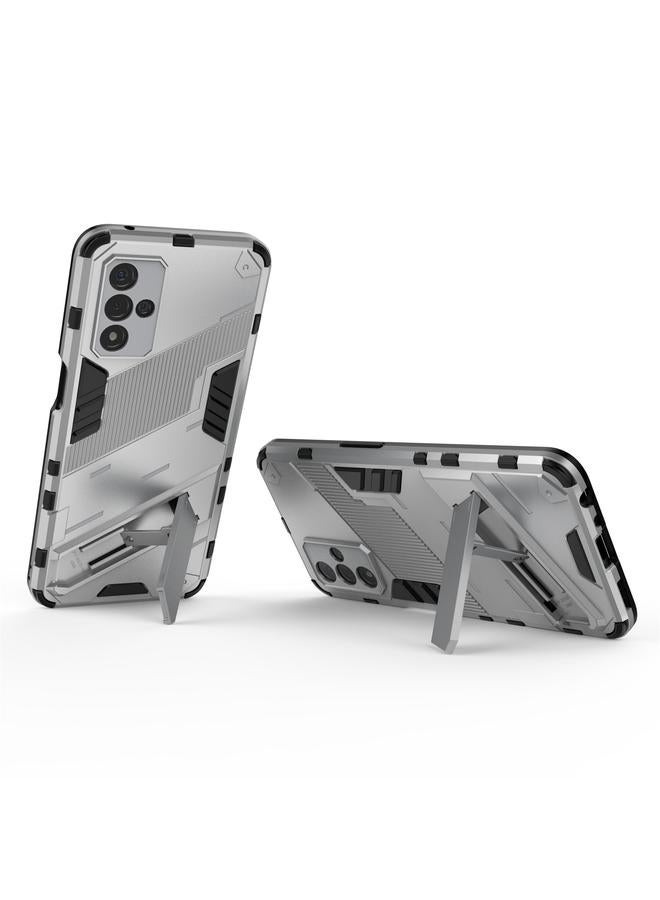 S-TOP Case For OPPO A93s 5G Punk Armor 2 in 1 PC + TPU Shockproof Case with Invisible Holder - Image 4