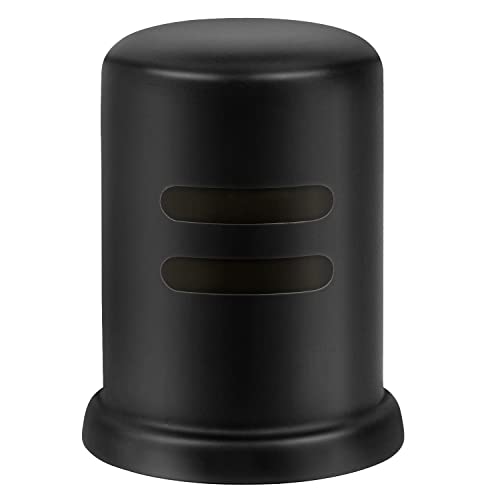 SDSNTE Dishwasher Air Gap Cover D201-1-62 Fits Most Air Gap Bodies with Solid Brass Inside and Black Stoving Varnish Surface, Cap Only, Pack of 1 - Image 1