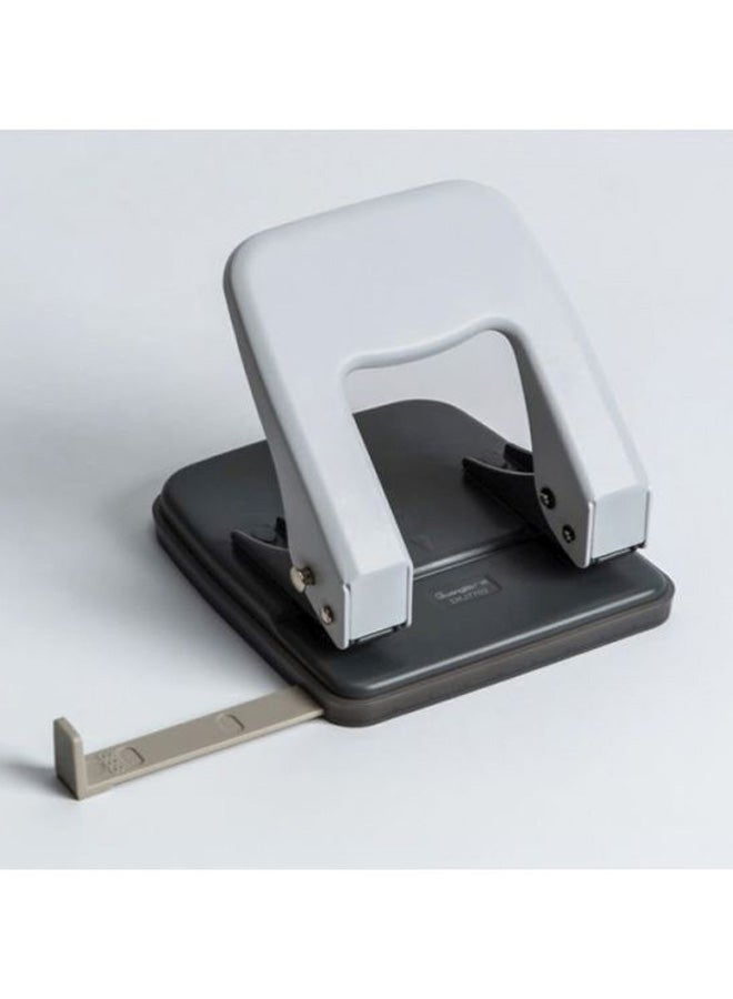 NIBEMINENT Youpin Guangbo Metal Two-Hole Puncher Grey/Black - Image 2