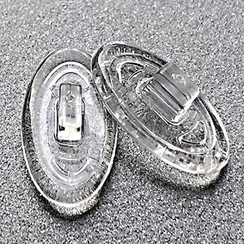 Eazean Replacement Nose Pads for Oakley Eyeglasses/Sunglasses, 5 Pairs Clear Silicone Nose Pieces Guards - Image 3