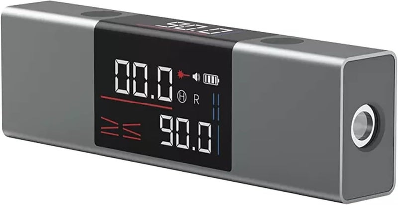 woobles L-as-er Protractor Digital Inclinometer Angle Measure L-as-er Ruler with Bi-Directional L-as-er Marking,Large LCD Angle Dual_laser - Image 1