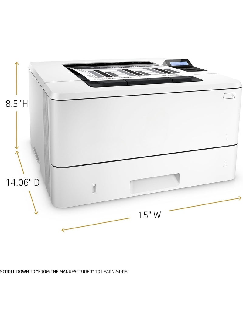 Generic Monochrome Laser Printer, 40 ppm, 128MB Memory, 350-Sheet Paper Capacity, Ethernet and USB, High-Yield Support, 600 x 600 dpi - Image 4