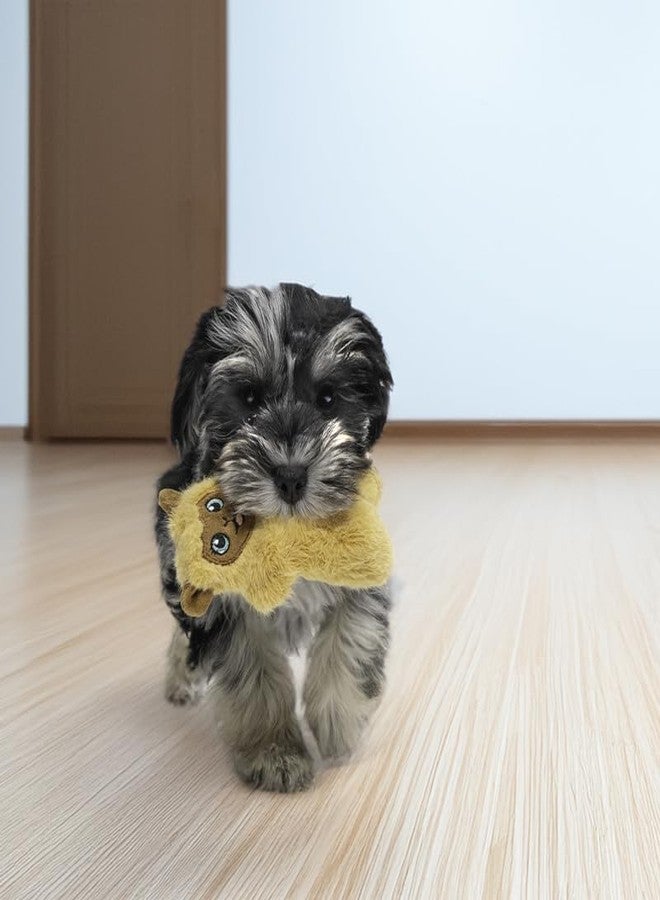 KONG Snuzzles Mini Dog Toy - Small Squeaky Plush Toy for Puppies & Small Dogs - Full-Body Squeaker for Gentle Chewing & Indoor Play (Llama) - Image 2