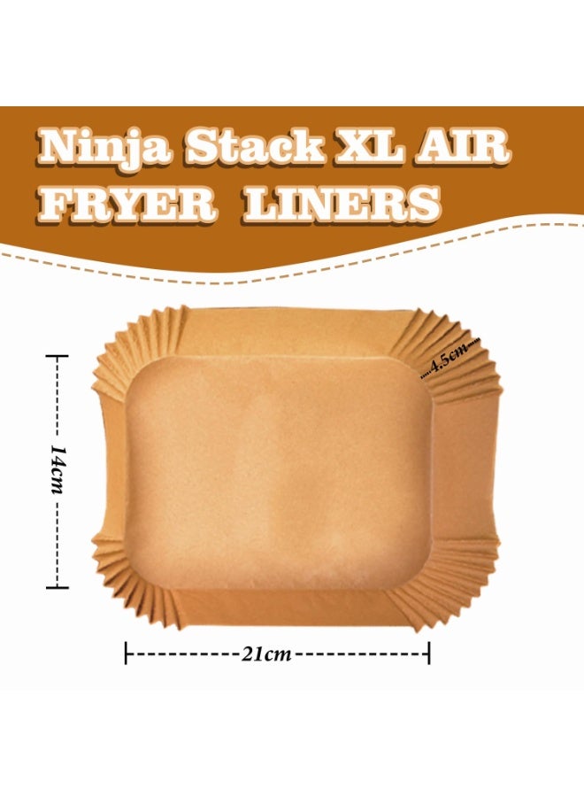 100PCS Disposable Air Fryer Paper Liners  Double Stack XL 9.5L Dual Air Fryers, Compatible with AF300UK, AF400UK, Cosori, Tower - Image 4