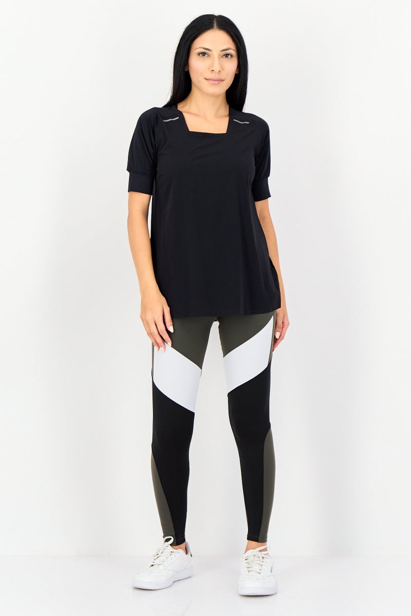 asics Women Sportswear Fit Short Sleeves Running Tops, Black - Image 2