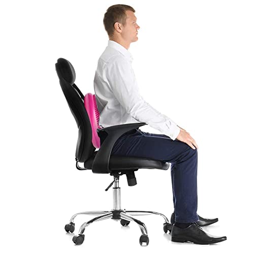WIWAPLEX WIWAPLE Wiggle Seat, Inflatable Stability Balance Disc Wobble Cushion, Balance Disc Wiggle Seat, Flexible Seating Classroom with Free Air Pump Sensory Kids (Office & Home & School) (Pink) - Image 5
