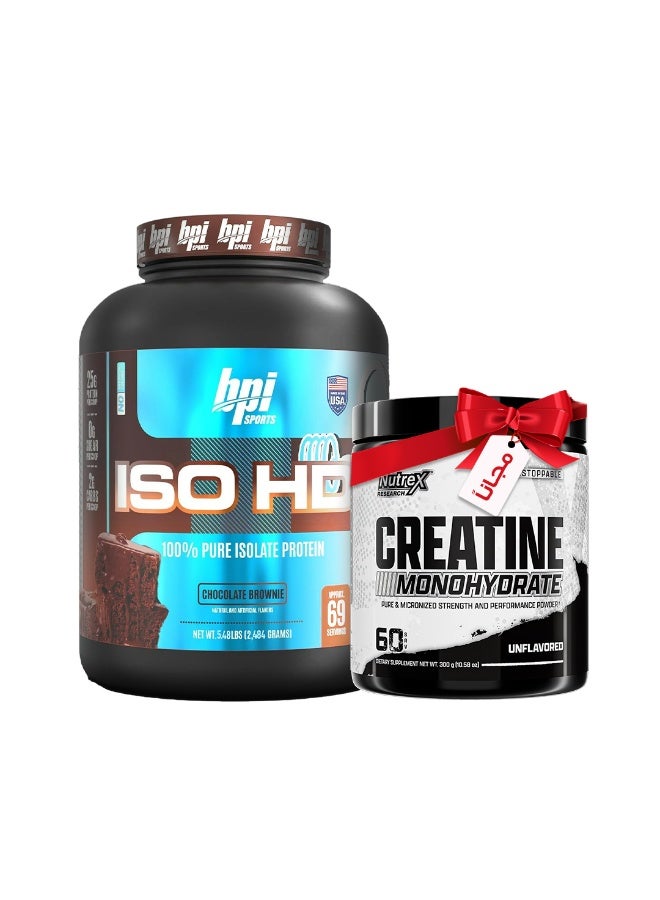 بي بي آي سبورتس ايزو اتش دي [5.48 رطل] + نوتريكس كرياتين مونوهيدرات [300 جرام] مجانا - Image 1