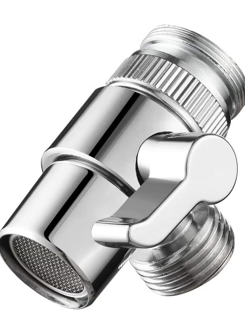 Brass Diverter Valve for Kitchen Sink Faucet or Bathroom Basin Tap  - Image 1