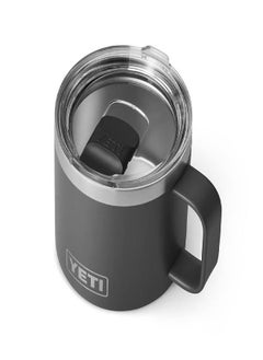 YETI YETI Rambler 14 oz Mug, Vacuum Insulated, Stainless Steel with MagSlider Lid, Charcoal  - Image 2