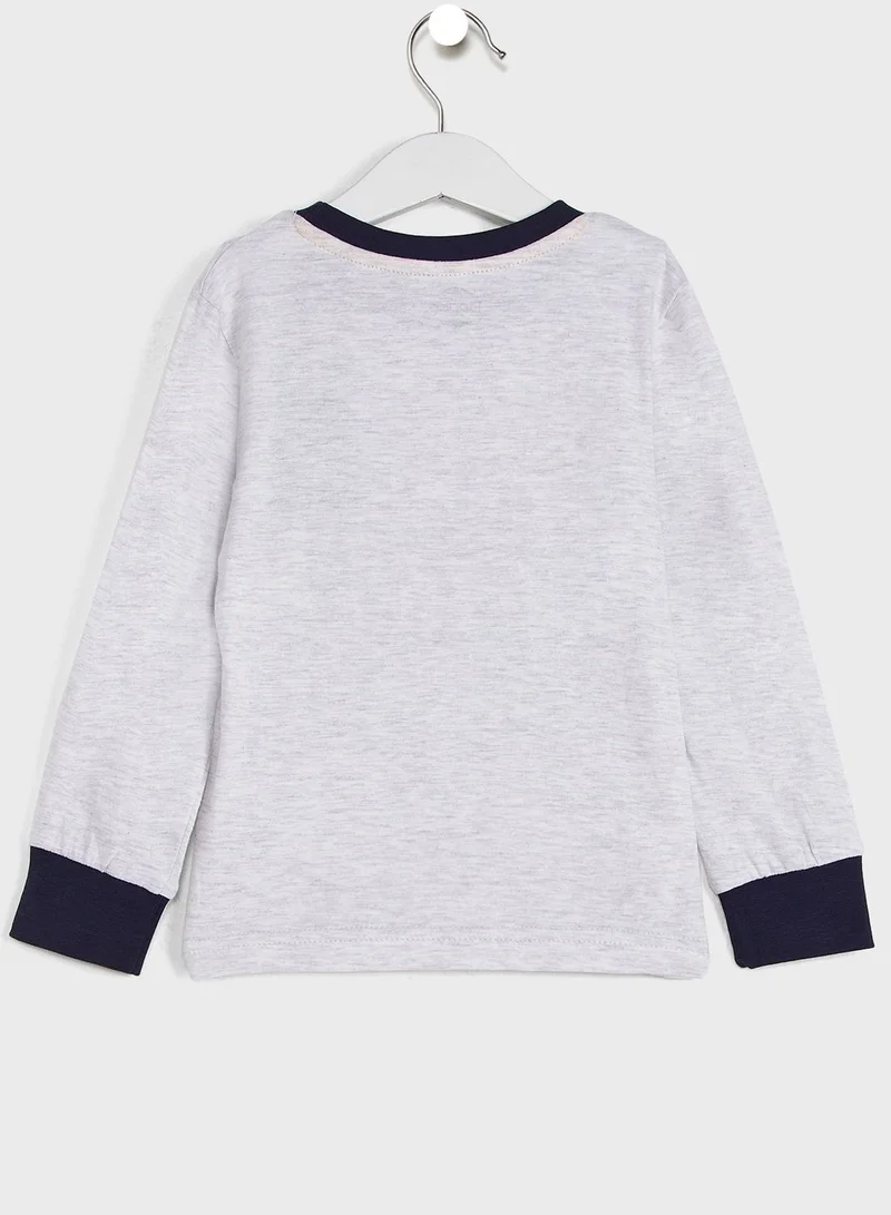 Ripples T-Shirt & Pyjama Set