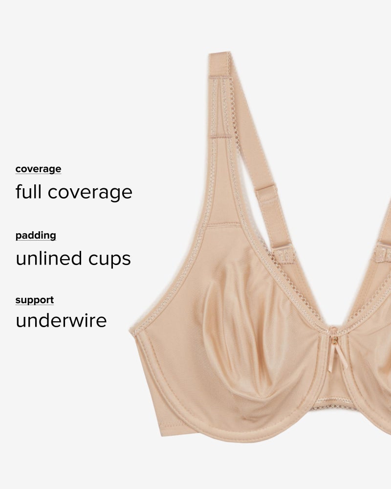Wacoal Women's Basic Beauty Unlined Underwire Full Coverage Bra, 855192 - Image 4