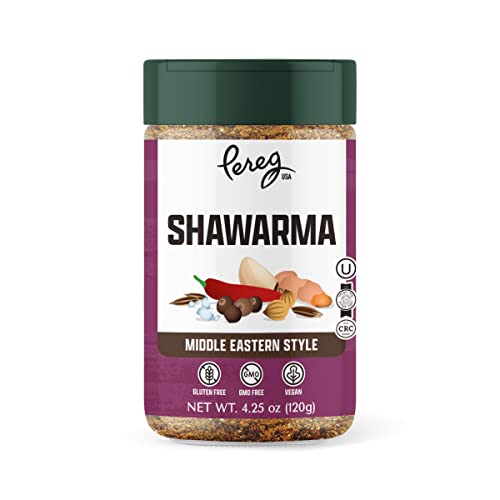Pereg Shawarma Spice Seasoning (4.25 Oz) - Spice Rub for Meat, Beef, Gyro & Poultry – Grill Flavor – Middle Eastern Spice Mix - Mediterranean - Non-GMO & Vegan - Image 1