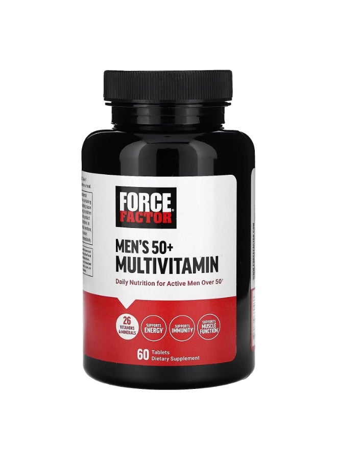 Force Factor Men's 50+ Multivitamin, 60 Tablets - Image 1