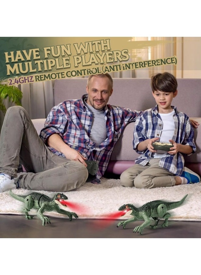 GGEROU Remote Control Dinosaur with Lights, Walking, Roaring, Twist, Dinausore Remote Control Toy, Dinosaur for Children Boys Girls 3 4 5 6 7 8 9 Years Old  - Image 5
