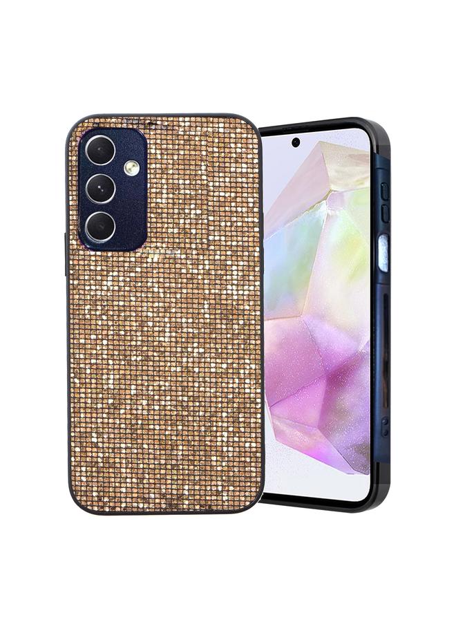 اس-توب جراب لهاتف Samsung Galaxy A55 5G، جراب هاتف هجين من مادة TPU بمسحوق لامع من الكمبيوتر الشخصي - Image 1