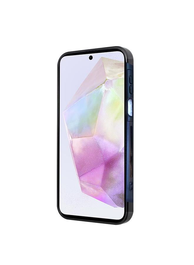 اس-توب جراب لهاتف Samsung Galaxy A55 5G، جراب هاتف هجين من مادة TPU بمسحوق لامع من الكمبيوتر الشخصي - Image 3